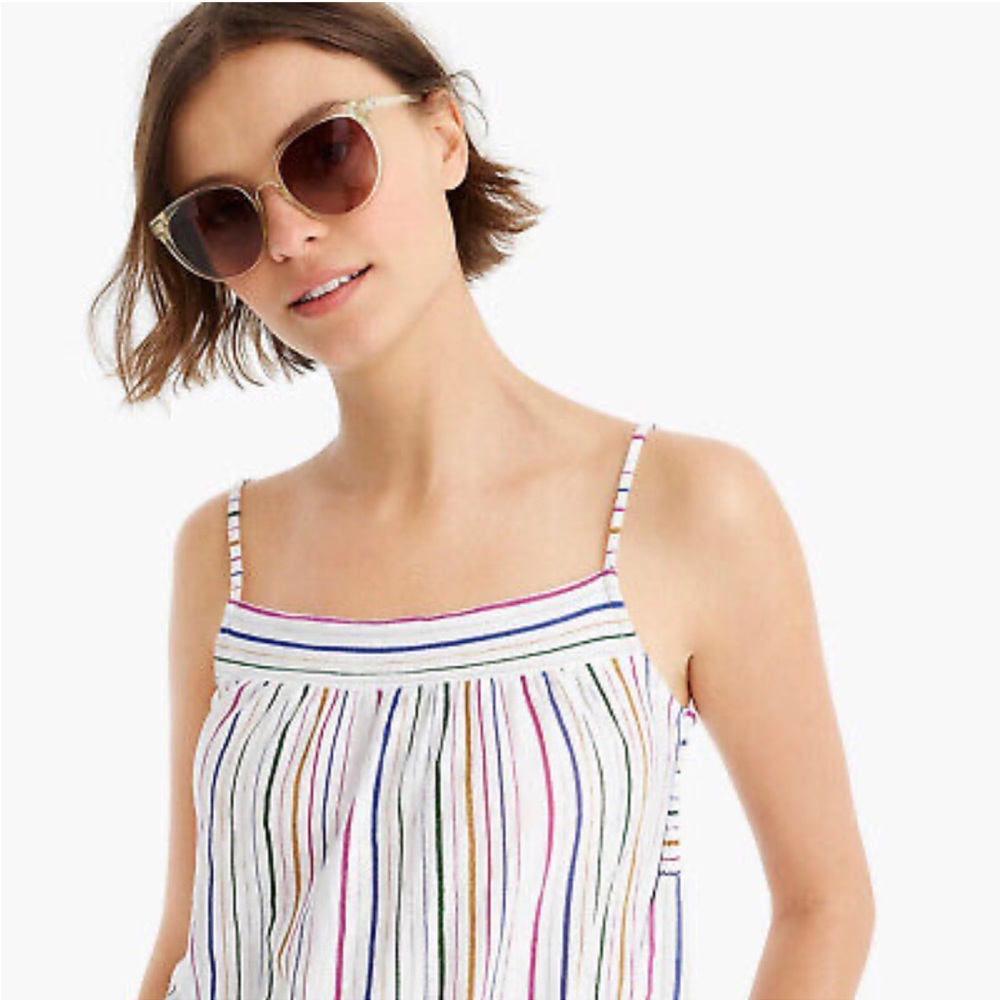 J.Crew Metallic Striped Shirt